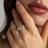 Silver Queen Pearl Ring