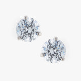 Sterling Silver Eternity Stud Earrings