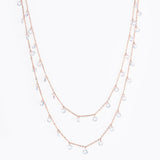 Rose-Gold Queen’s Double Layered Necklace