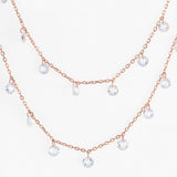 Rose-Gold Queen’s Double Layered Necklace