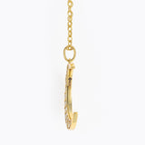 Golden Half-Moon Necklace