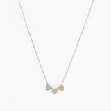 Silver Triple Heart Necklace