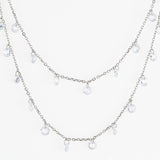 Silver Double Layered Queen’s Necklace