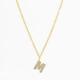 Golden Alphabet Necklace