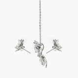 Silver Lotus Pearl Jewelry
