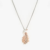 Rose Gold Peacock Necklace