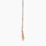 Rose Gold Peacock Necklace