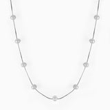 Silver Pearl Necklace