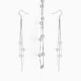 Sterling Silver Hanging Pearl Jewelry Set