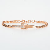 Rose Gold Signature Link Bracelet