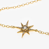 Golden Sparkling Star Bracelet.