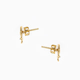 Golden Elephant Earrings