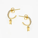 Golden Butterfly Earrings