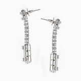 Sterling Silver Cubic Earrings