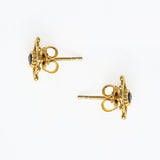 Golden Evil Eye Earrings