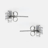 Sparkling Silver Stud Earrings