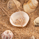 Rose Gold Cupid Arrow Necklace