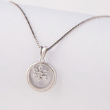 Silver Spring Flower Necklace