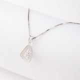 Silver Daisy Flower Necklace