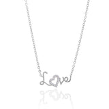 Silver Love Necklace