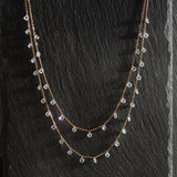 Rose-Gold Queen’s Double Layered Necklace