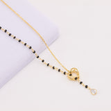 Heart Shaped Mangalsutra necklace