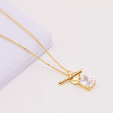 Bae-sic solitaire necklace