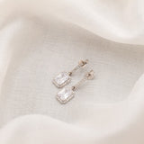 Dazzling Drop Sterling Silver Earring