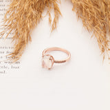 Moon Stone Rose Gold Ring