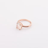 Moon Stone Rose Gold Ring