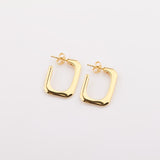 Signature Hoop earrings i 925 sterling silver i 18kt gold vermeil