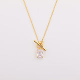 Bae-sic solitaire necklace