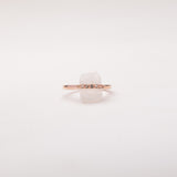 Raw Crystal Rose Gold Ring