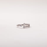 Asymmetrical Silver Ring