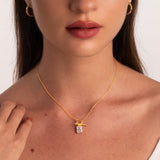 Bae-sic solitaire necklace