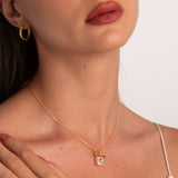 Bae-sic solitaire necklace