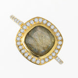 Golden Labradorite Ring