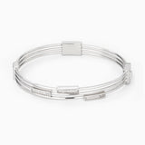 Silver Triple Chain Classy Loop Bracelet