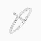 Silver Cross Ring