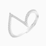 Silver Heartbeat Ring