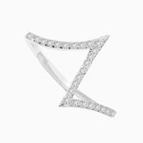 Silver Heartbeat Ring