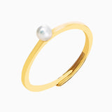 Golden Pearl Ring