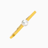 Golden Pearl Ring