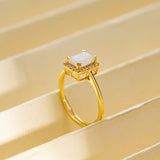 Golden King Solitaire Ring