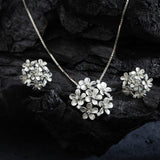 Silver Floral Bunch Jewelry