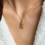 Golden Jellyfish Necklace