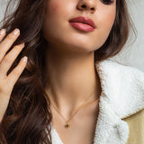 Golden Evil Eye Necklace