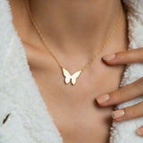 Golden Butterfly Necklace