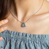 Sterling Silver Love Triangle Jewelry Set.