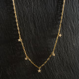 Golden Stars Necklace